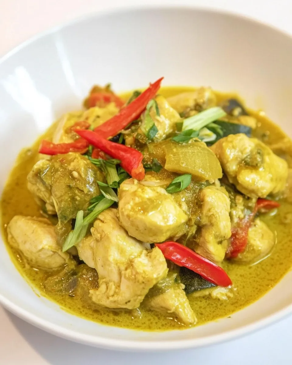 Homemade Coconut Ginger Chicken & Vegetables photo