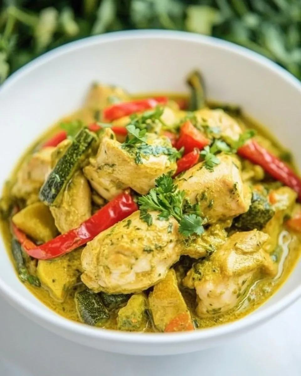 Classic Coconut Ginger Chicken & Vegetables image