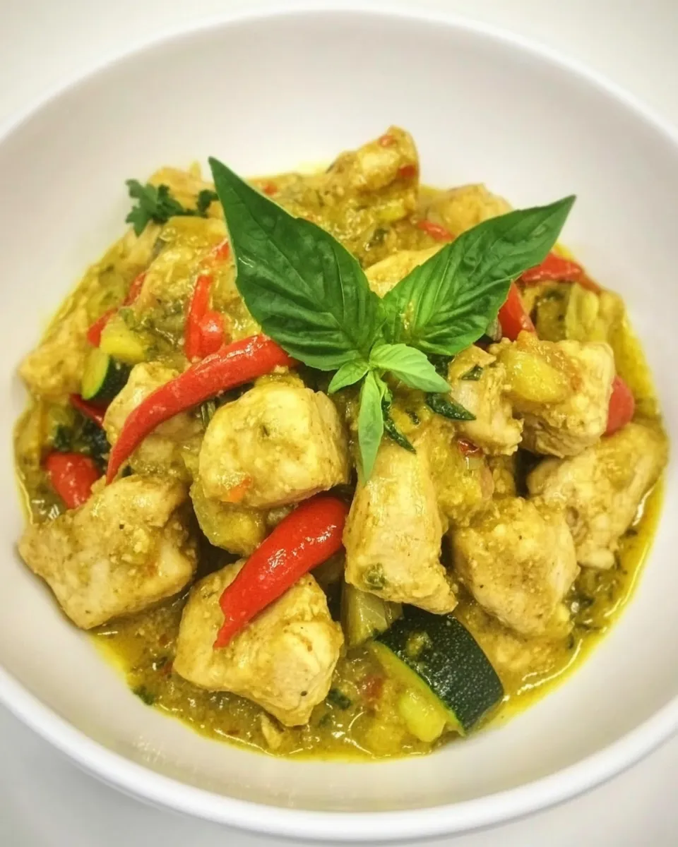 Easy Coconut Ginger Chicken & Vegetables recipe photo