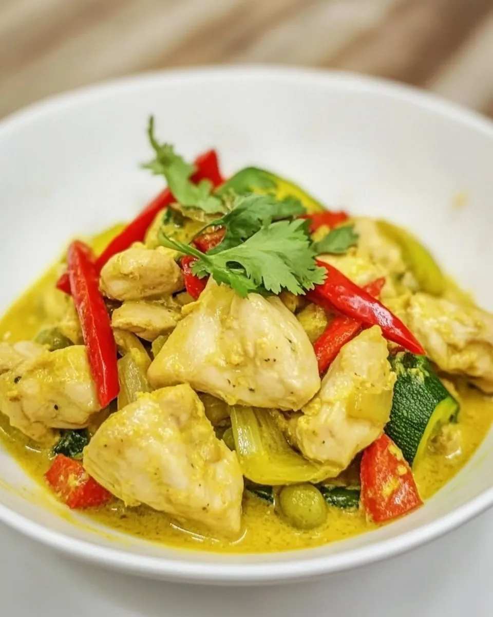 Delicious Coconut Ginger Chicken & Vegetables dish photo