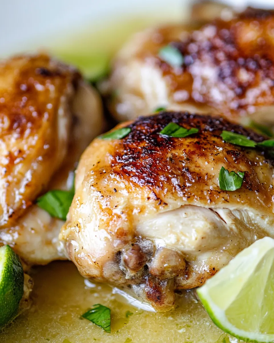 Delicious Coconut Lime Skillet Chicken dish photo