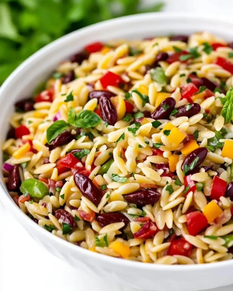 Homemade Confetti Orzo Salad photo