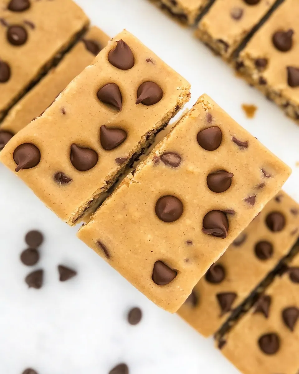 Easy Cookie Dough Protein Bars recipe photo