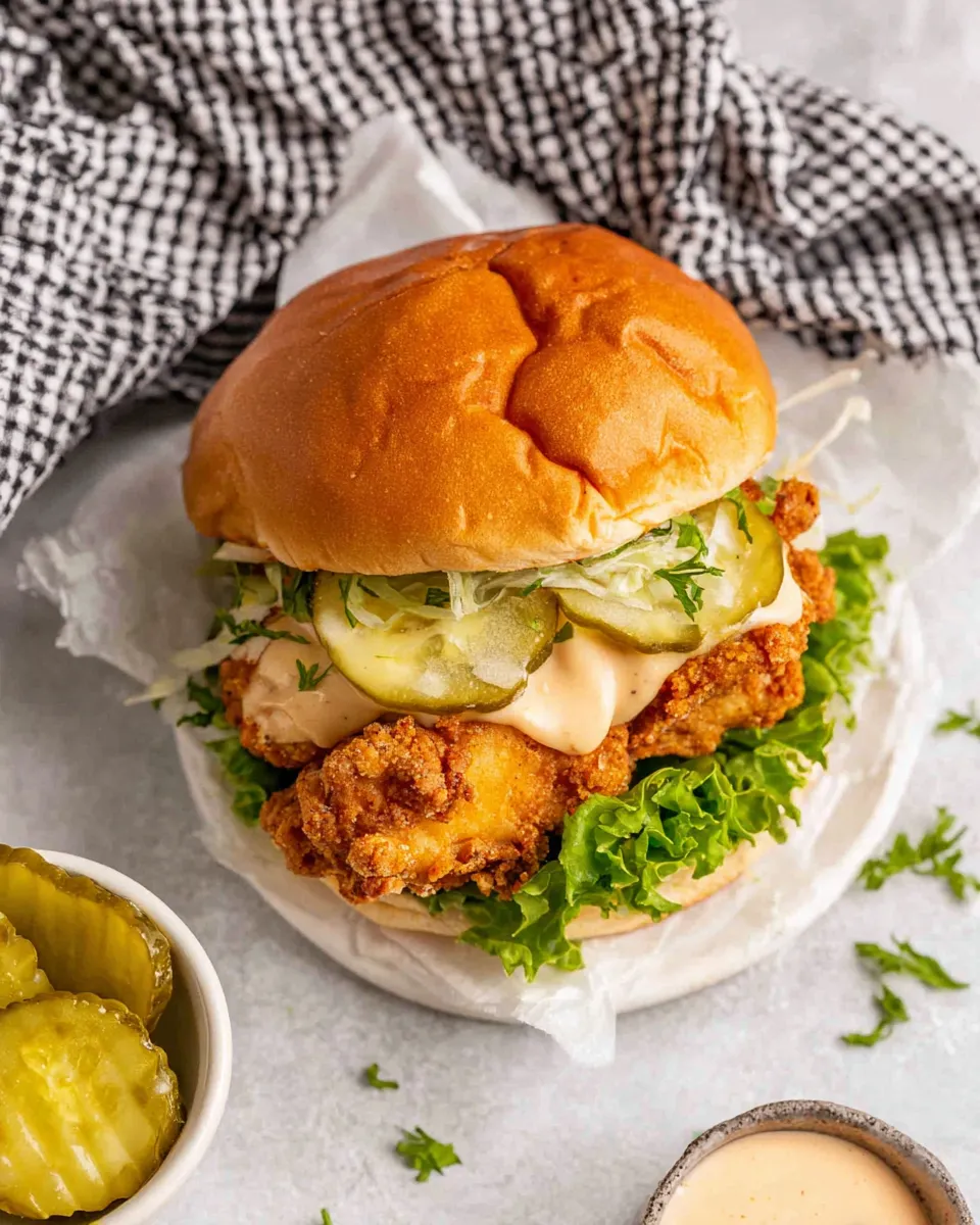 Easy Copycat Chick-fil-A Chicken Sandwich (Fried or Air Fried) recipe photo