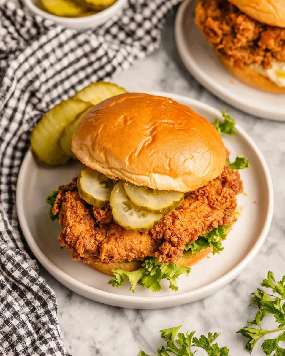 Delicious Copycat Chick-fil-A Chicken Sandwich (Fried or Air Fried) dish photo