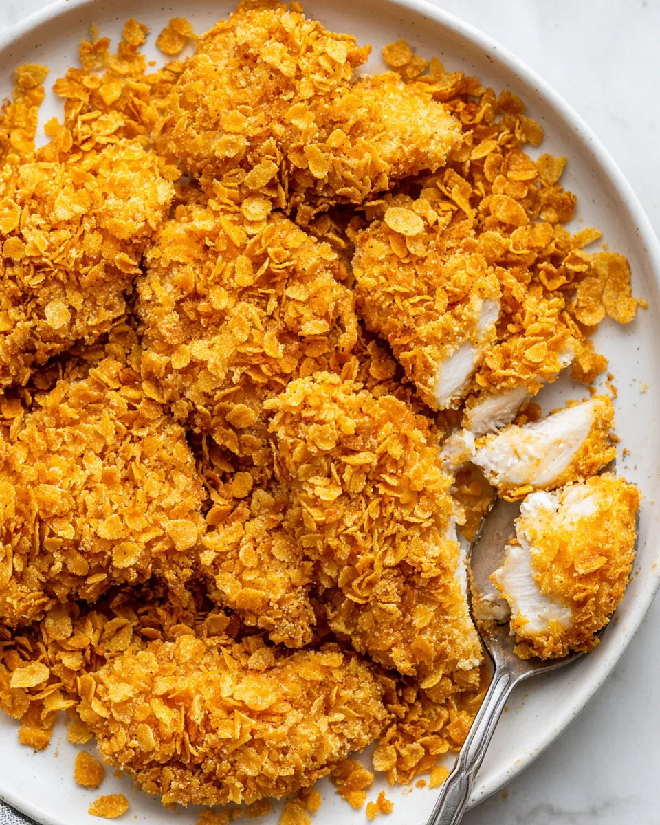 Easy Cornflake Chicken dish photo