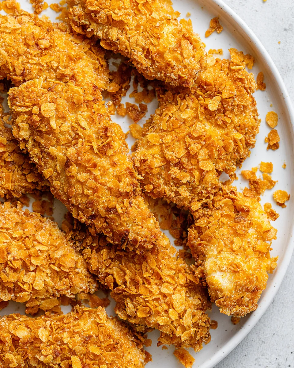 Delicious Cornflake Chicken food shot