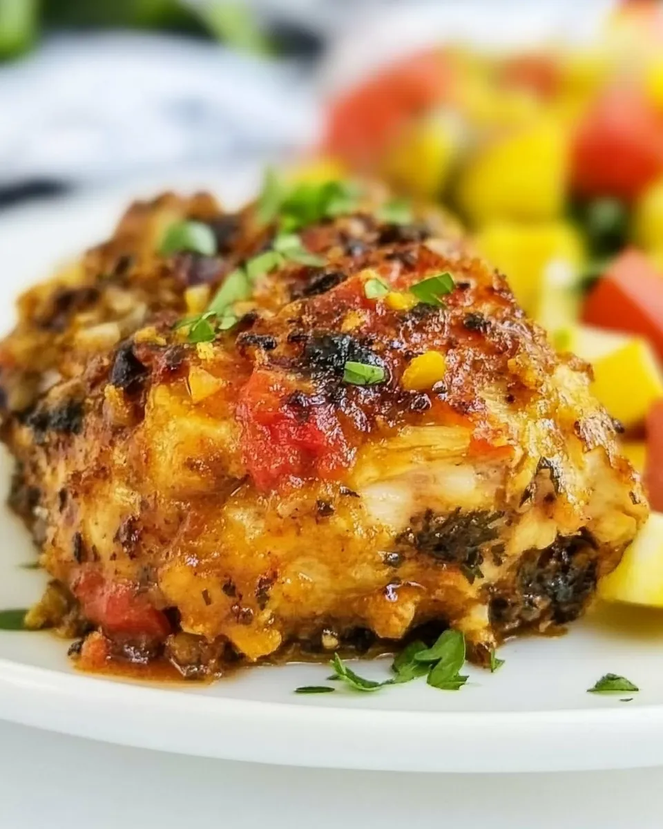 Delicious Cowboy Chicken plate image