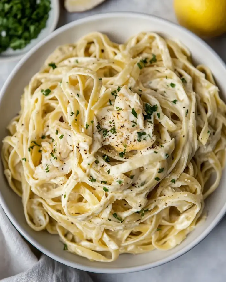 Homemade Crab Fettuccine photo