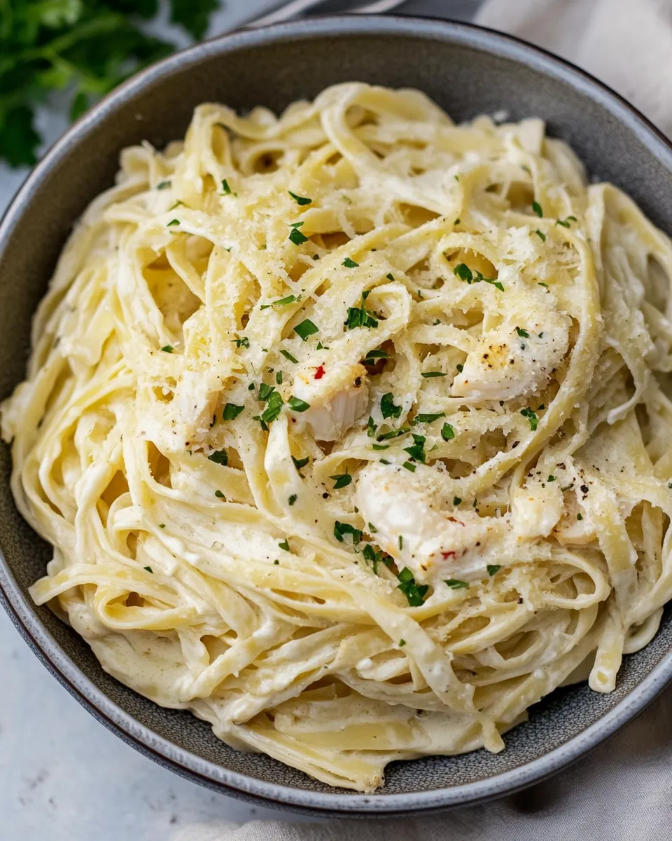 Classic Crab Fettuccine image