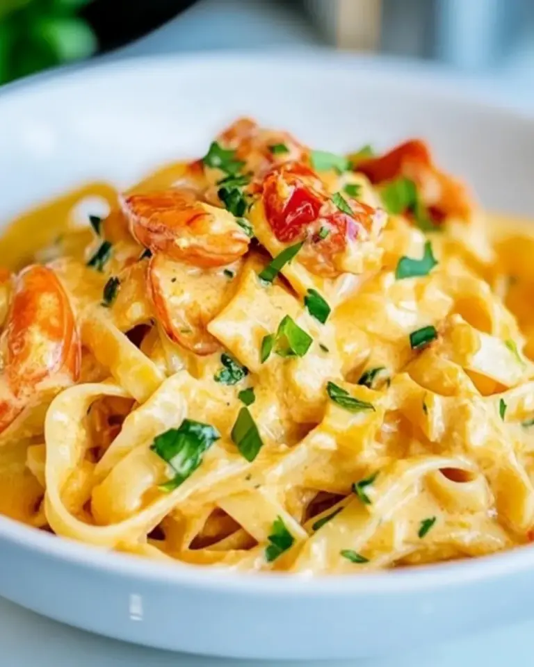 Homemade Crawfish Fettuccine photo