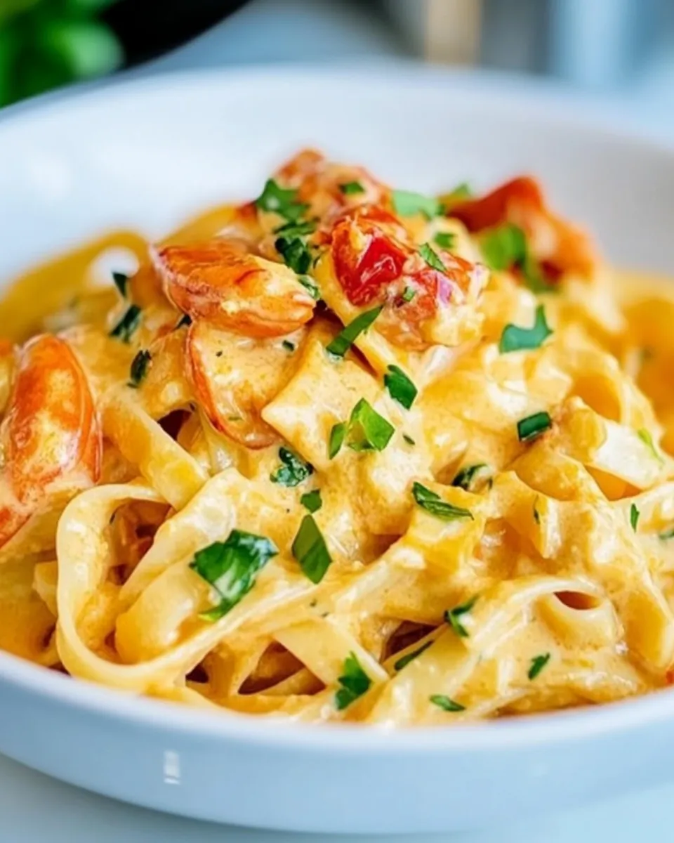 Homemade Crawfish Fettuccine photo