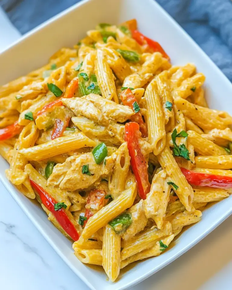 Homemade Creamy Chicken Fajita Pasta photo