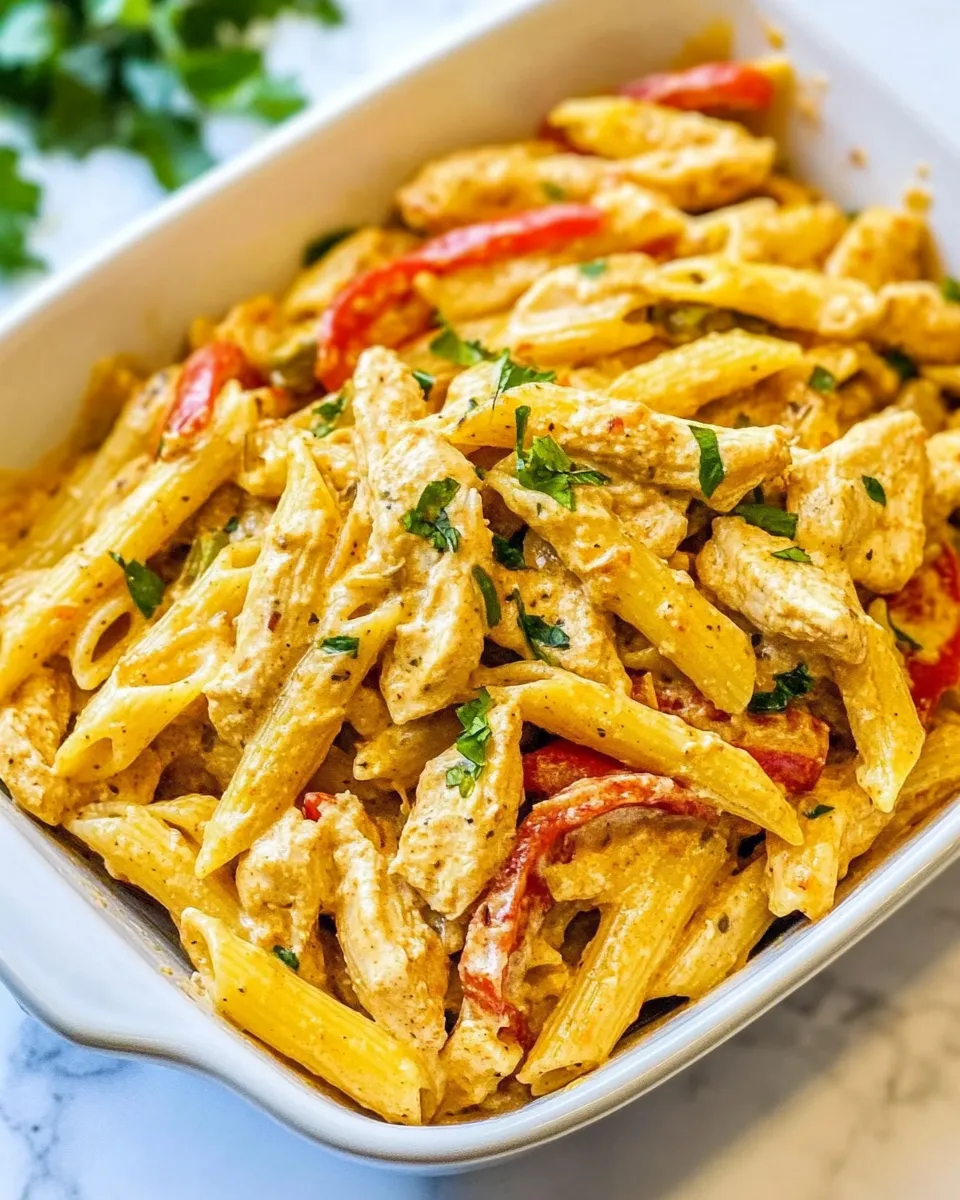 Classic Creamy Chicken Fajita Pasta image