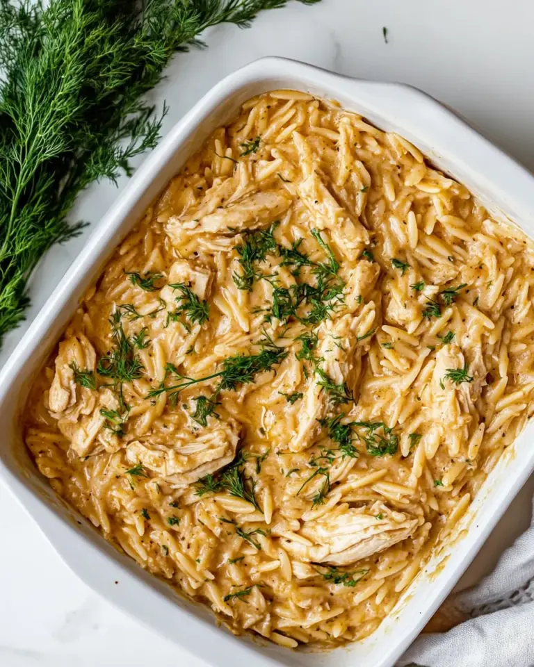 Homemade Creamy Chicken Orzo photo