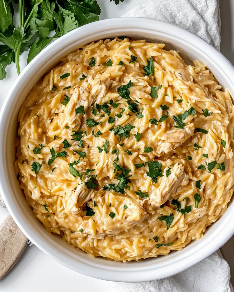 Classic Creamy Chicken Orzo image