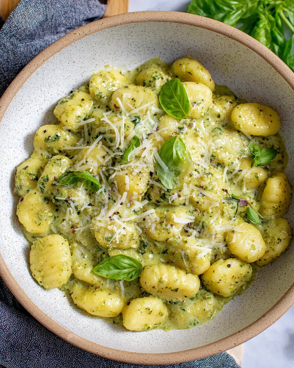 Delicious Creamy Chicken Pesto Gnocchi picture