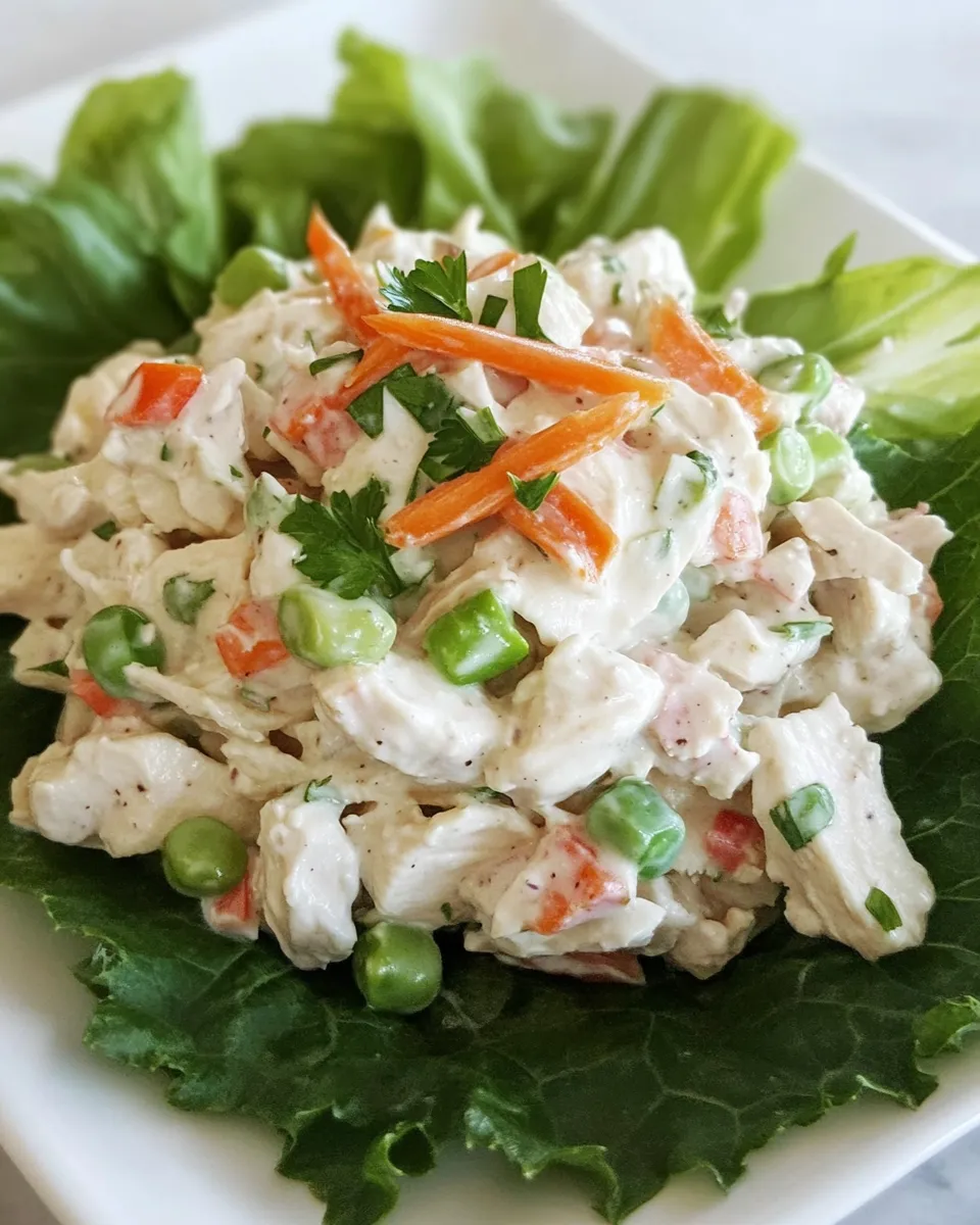 Easy Creamy Chicken Salad recipe photo