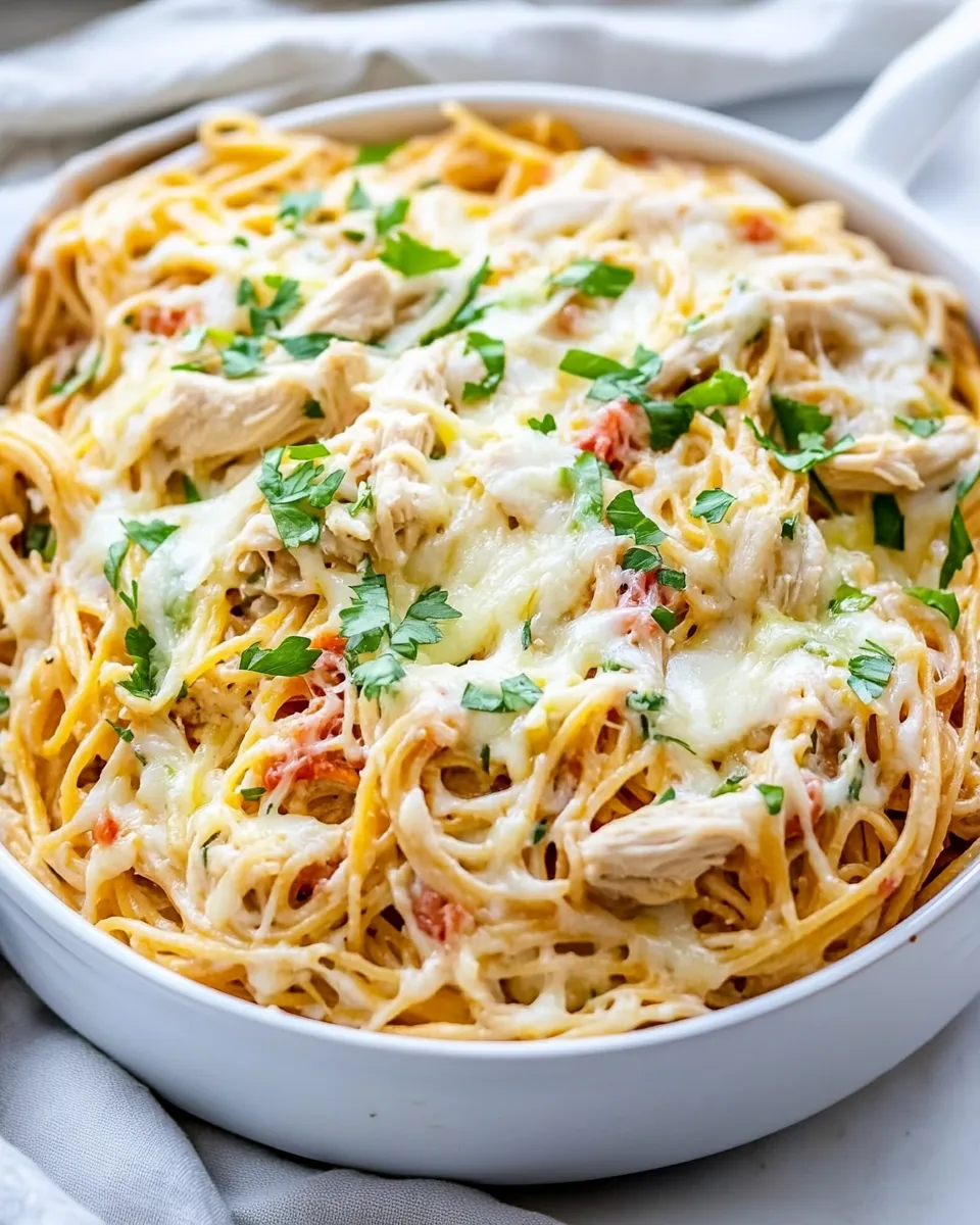 Classic Creamy Chicken Spaghetti image