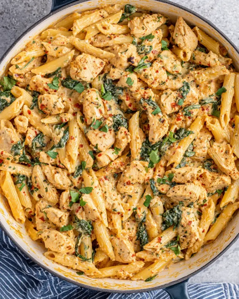 Homemade Creamy Garlic Chicken Pasta recipe photo