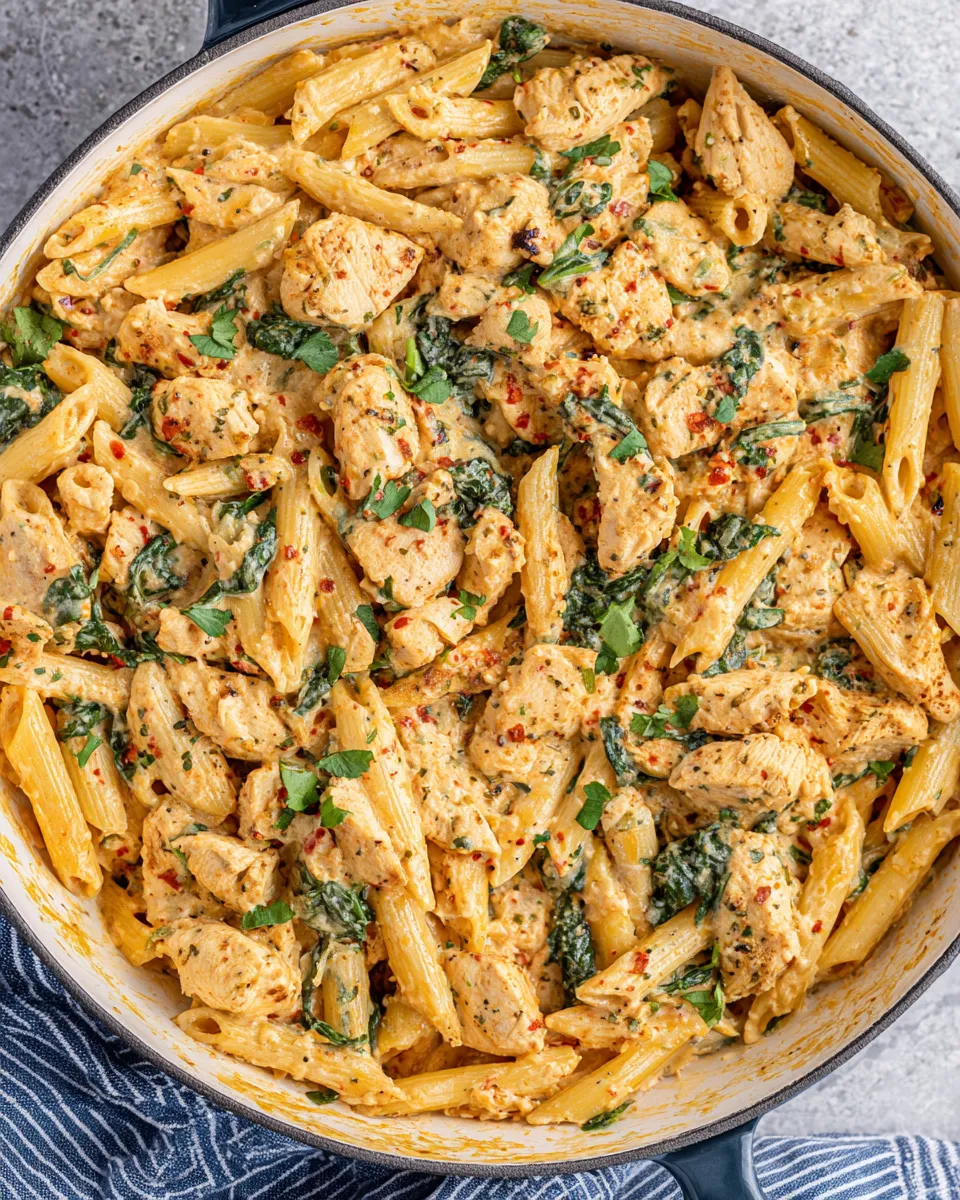 Homemade Creamy Garlic Chicken Pasta recipe photo