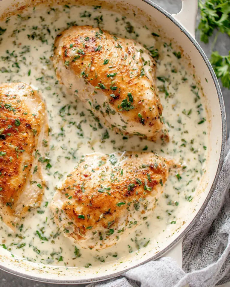 Homemade Creamy Garlic Herb Chicken recipe photo