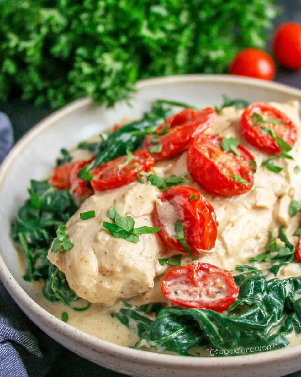 Easy Creamy Greek Chicken recipe photo
