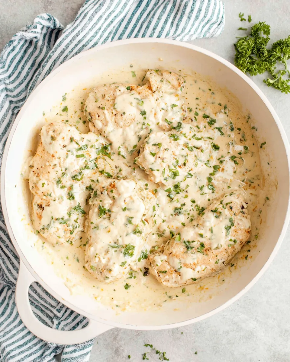 Easy Creamy Herb Chicken recipe photo