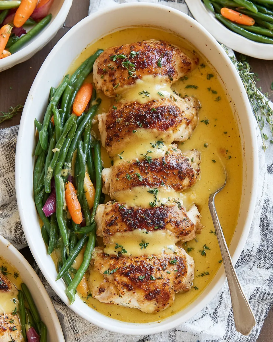 Homemade Creamy Honey Mustard Chicken photo
