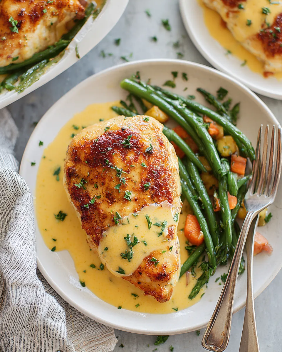 Classic Creamy Honey Mustard Chicken recipe image