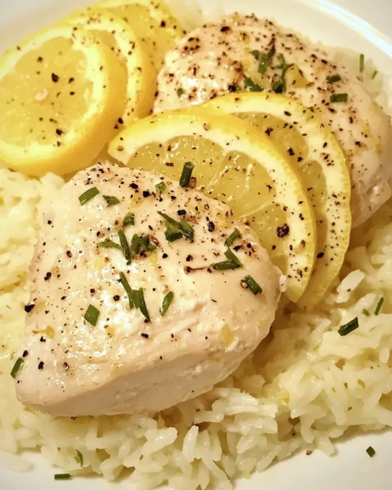 Homemade Creamy Lemon Chicken and Rice Recipe photo