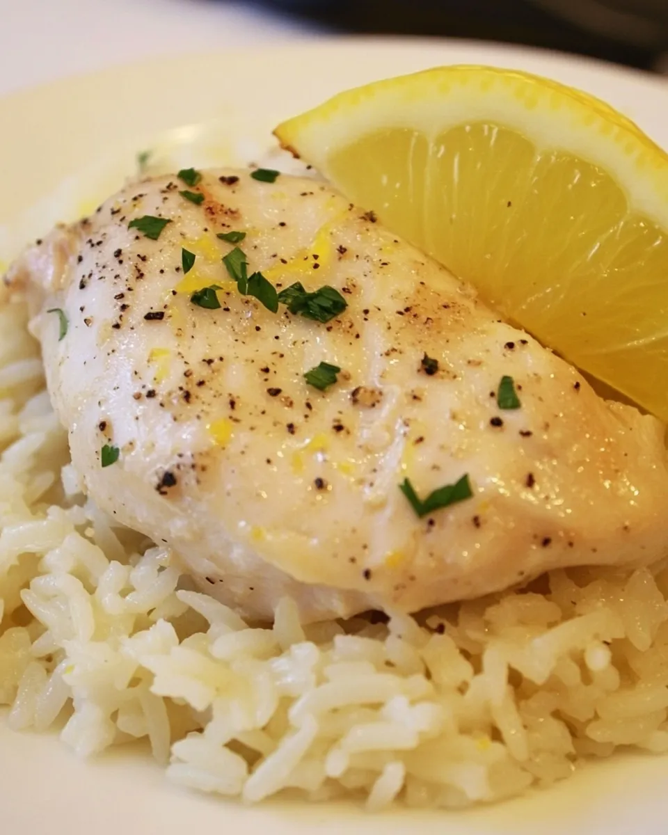Easy Creamy Lemon Chicken and Rice Recipe picture
