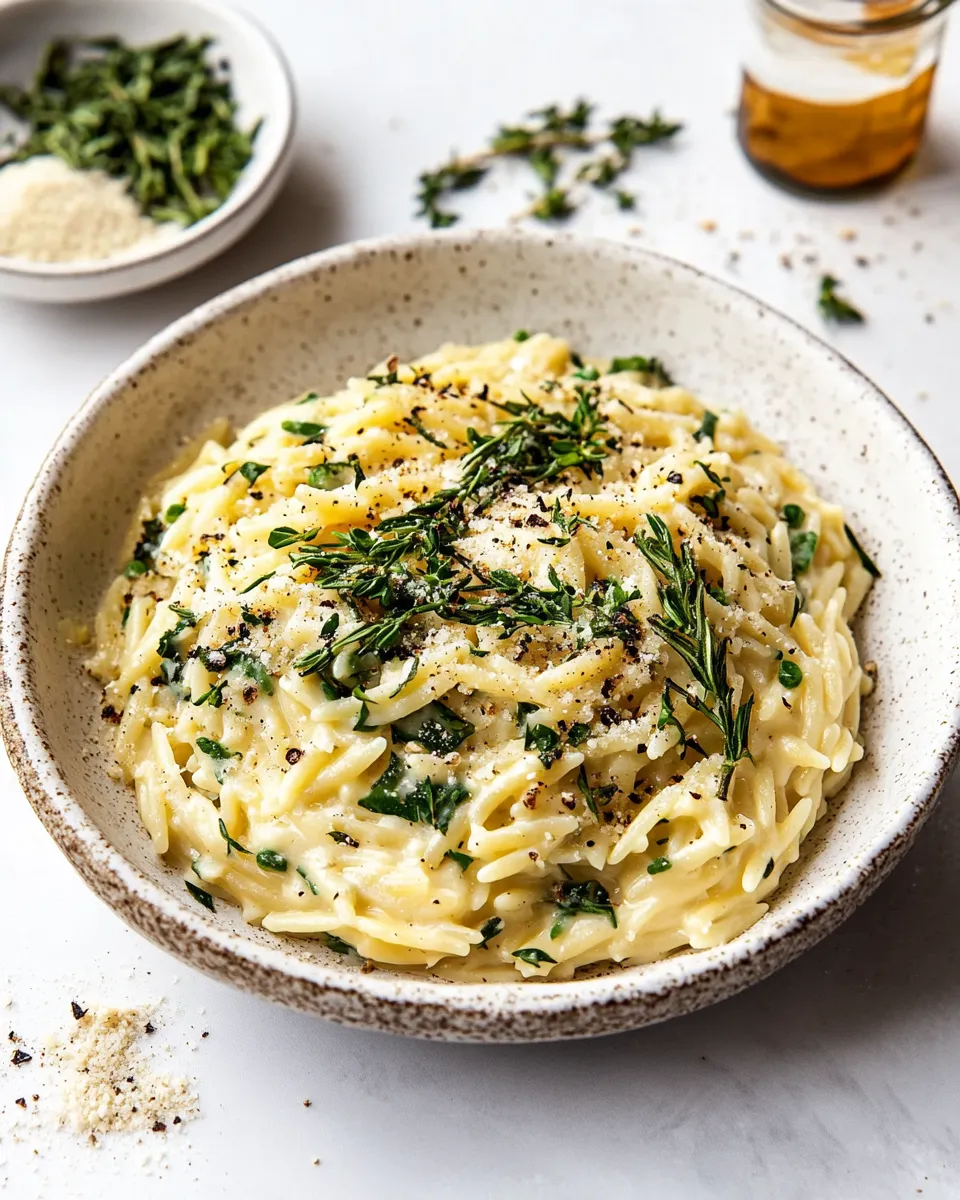 Homemade Creamy Orzo photo