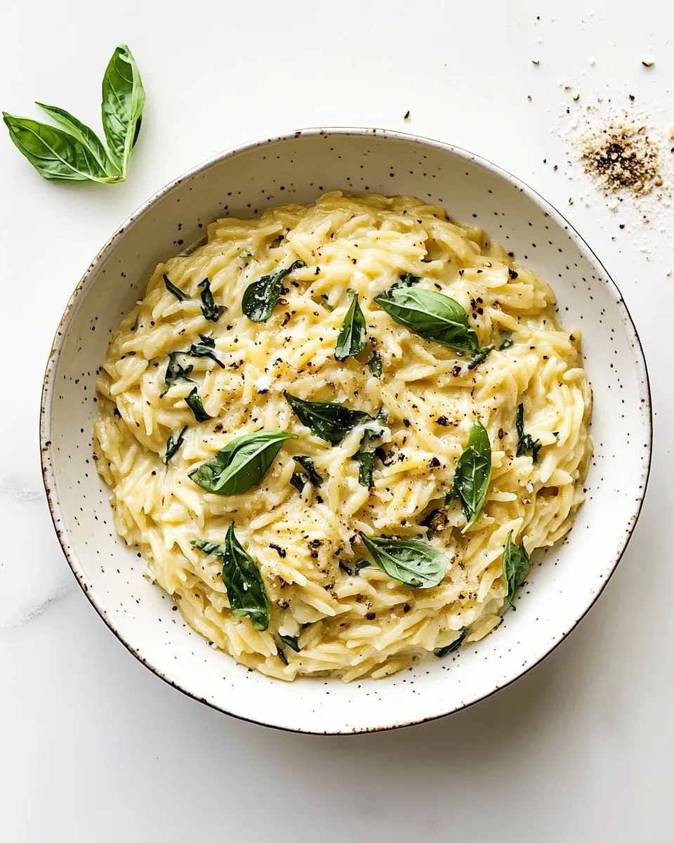 Classic Creamy Orzo image