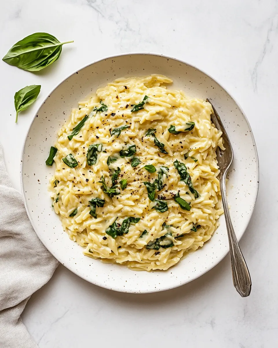 Easy Creamy Orzo recipe photo