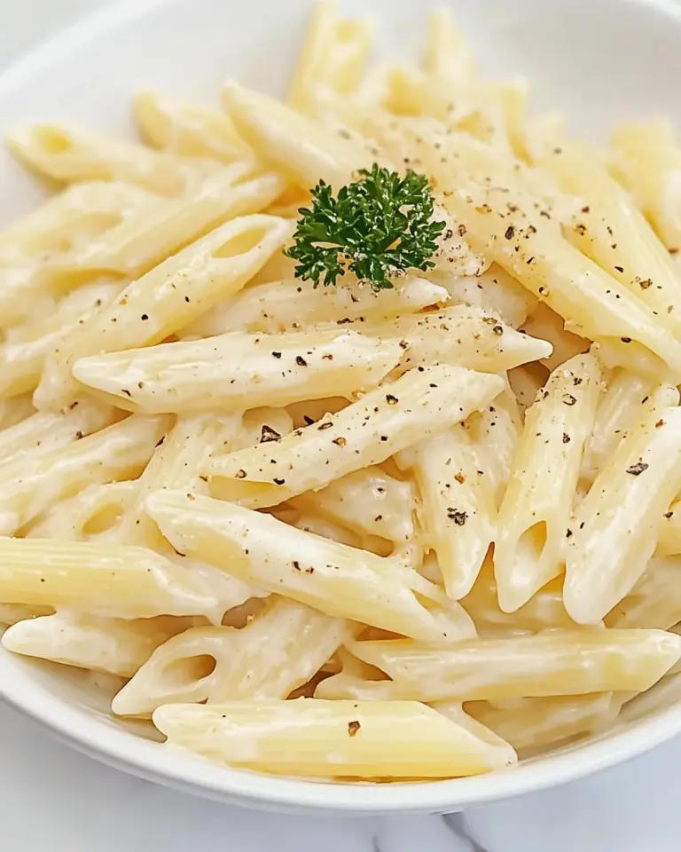 Homemade Creamy Penne Pasta photo
