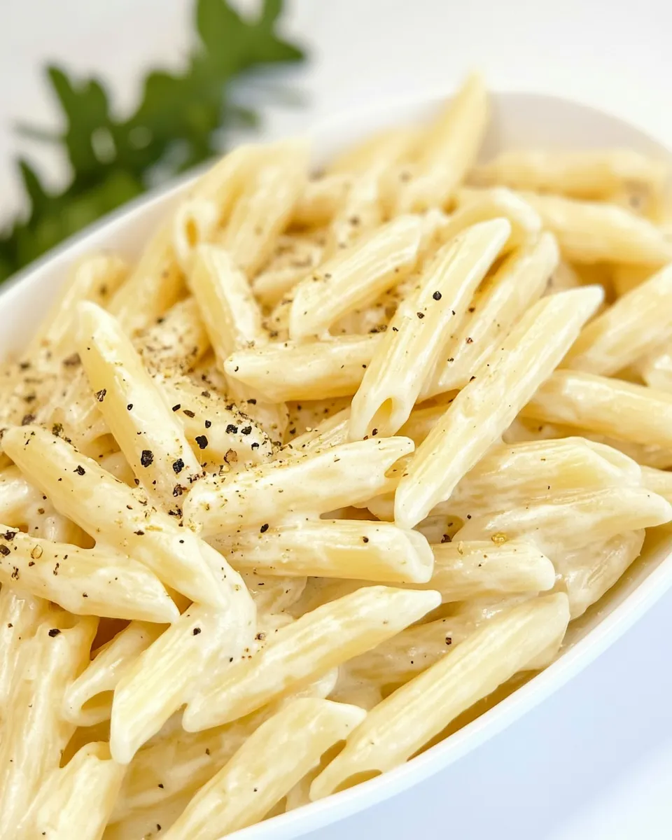 Classic Creamy Penne Pasta image