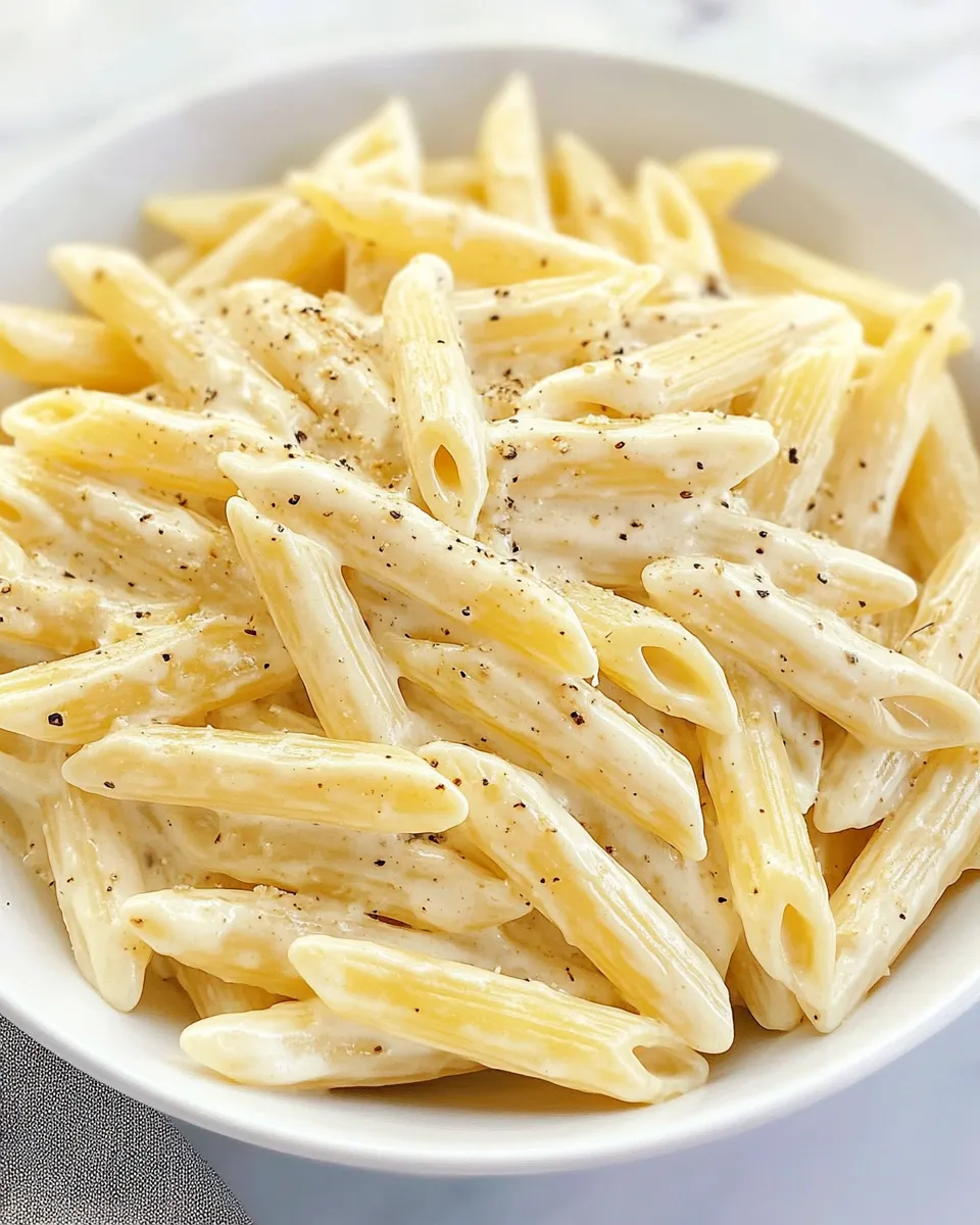 Easy Creamy Penne Pasta recipe photo