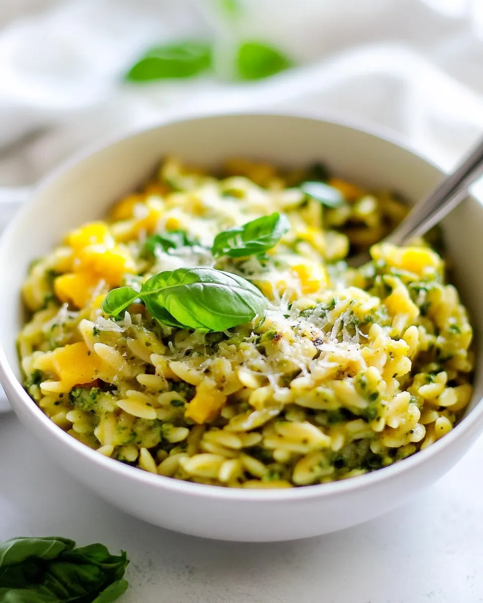 delicious Creamy Pesto Orzo (30 Minutes; ONE Pot!) shot