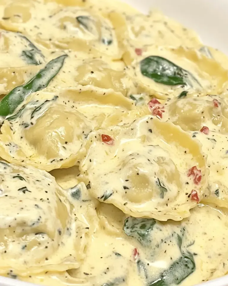 Homemade Creamy Ravioli photo