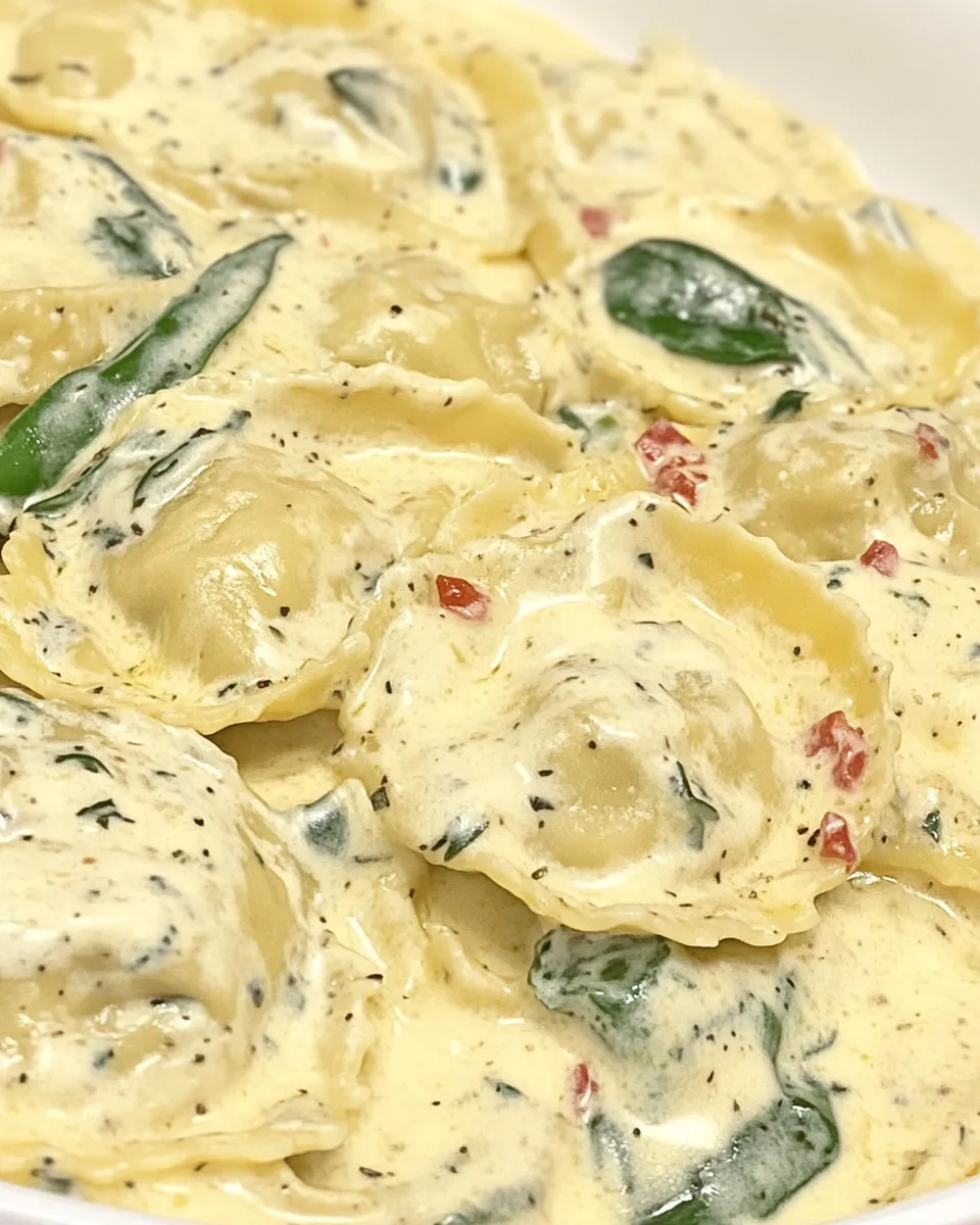 Homemade Creamy Ravioli photo