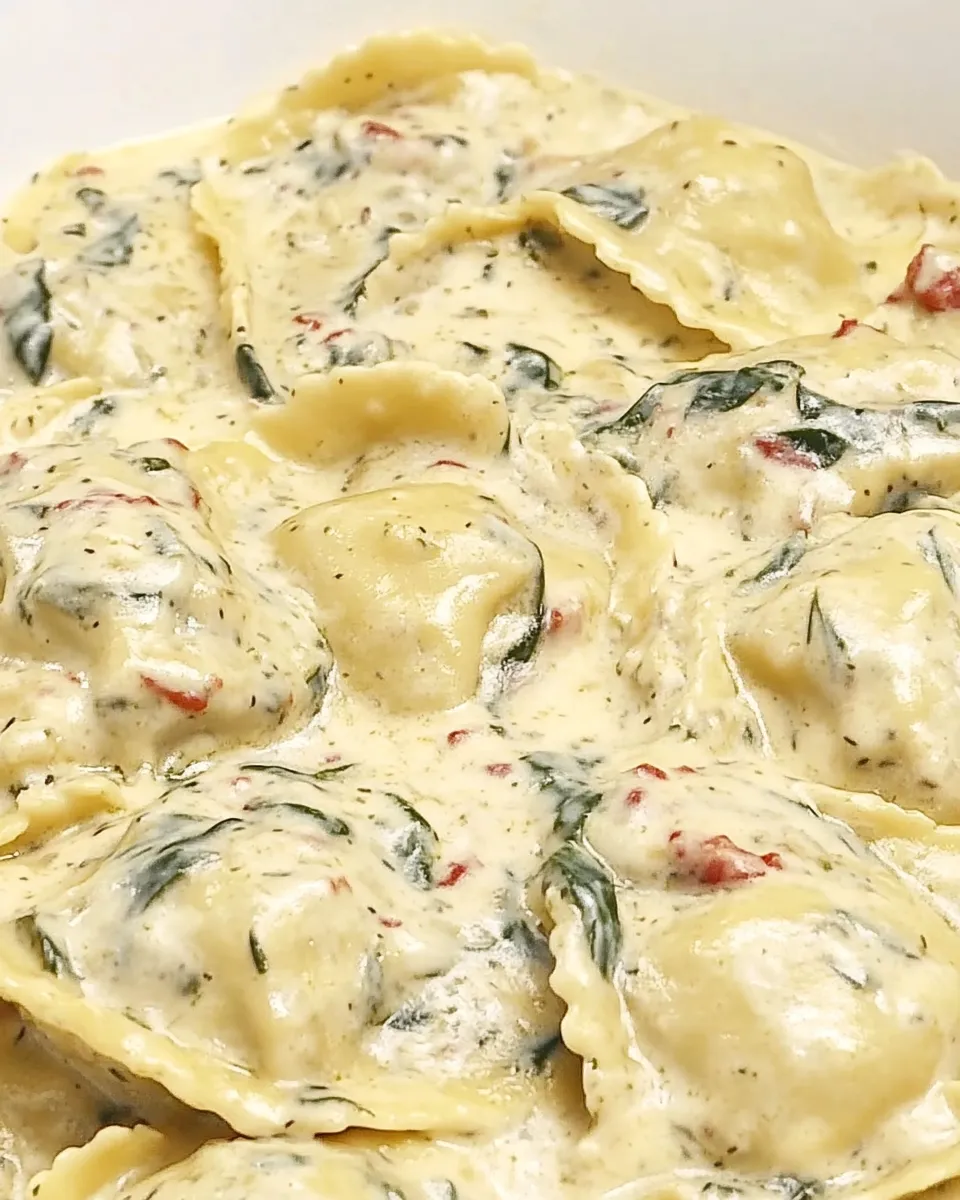 Easy Creamy Ravioli picture