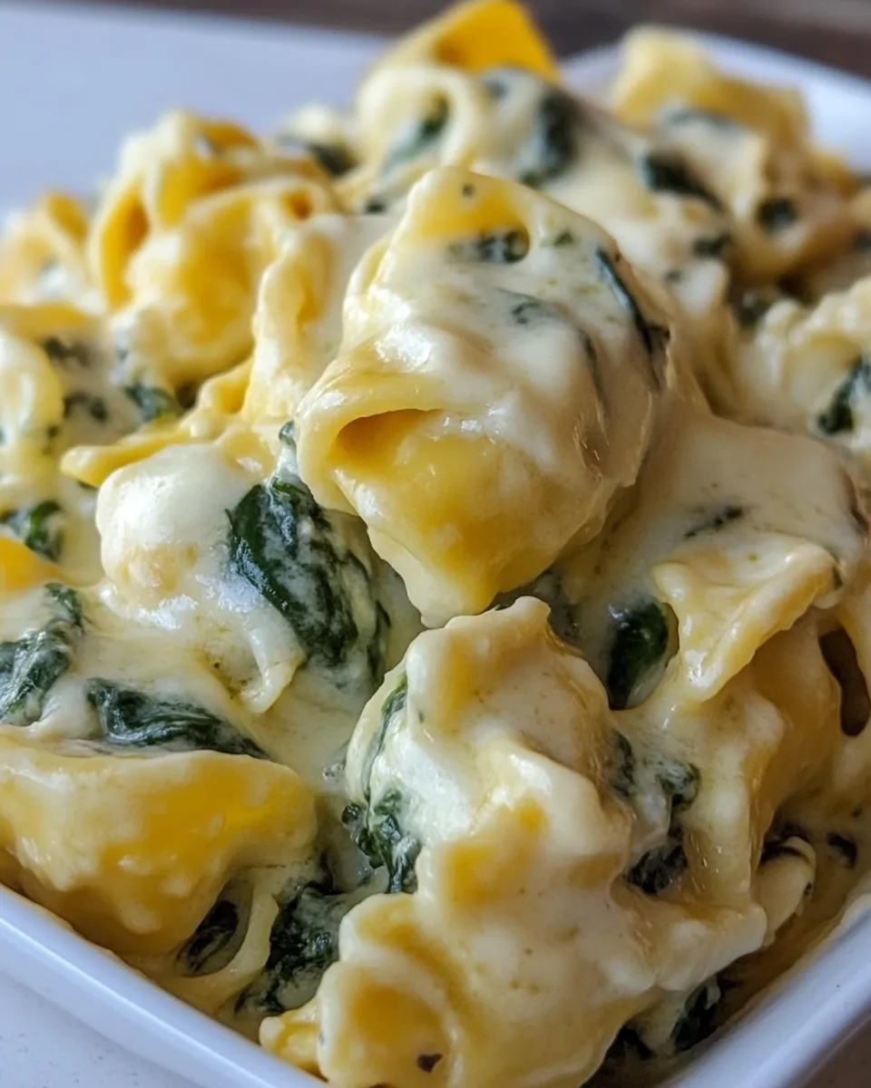 Classic Creamy Spinach Tortellini image
