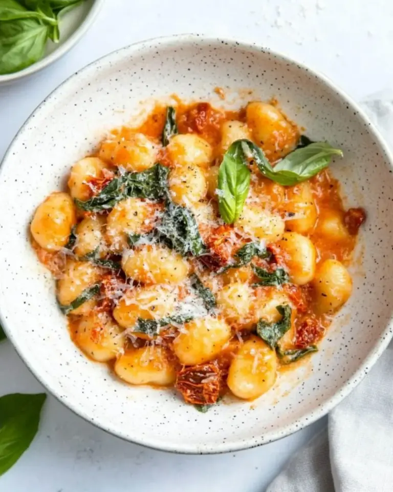 homemade Creamy Sun-Dried Tomato Gnocchi photo