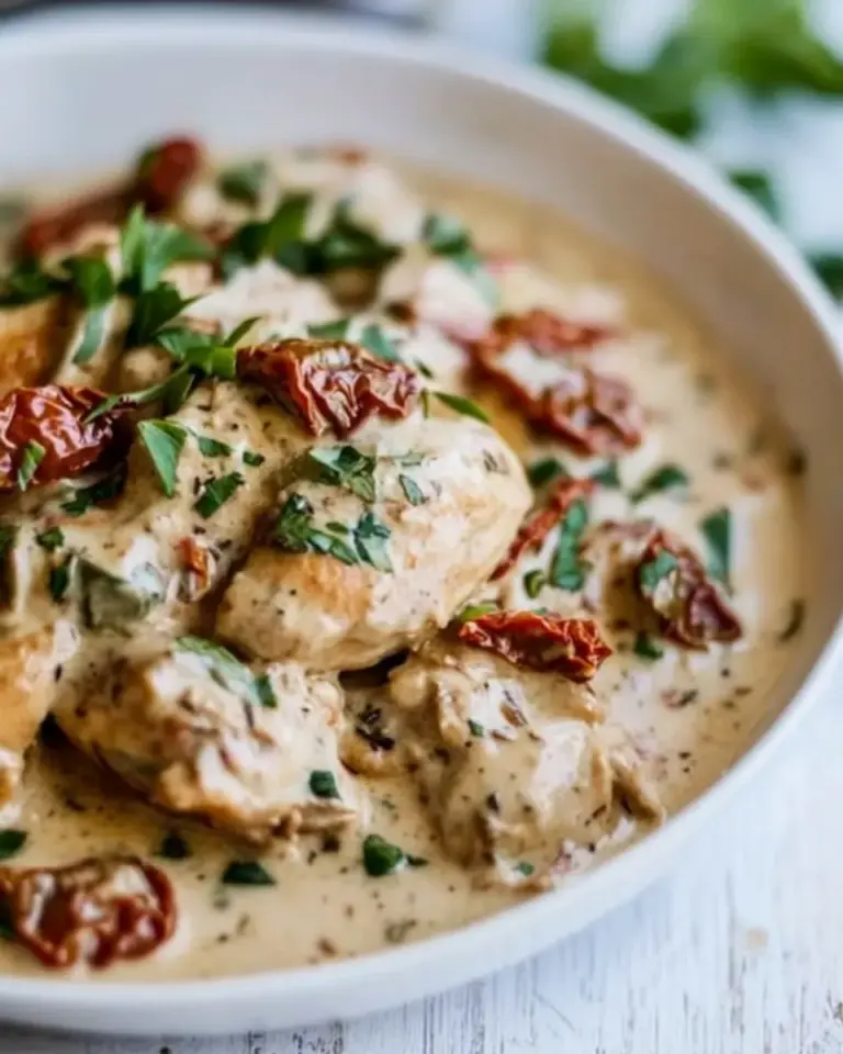 Homemade Creamy Sun Dried Tomato and Basil Chicken photo