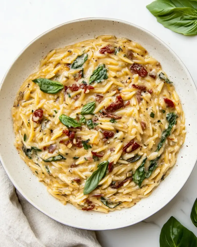 Homemade Creamy Tuscan Orzo photo