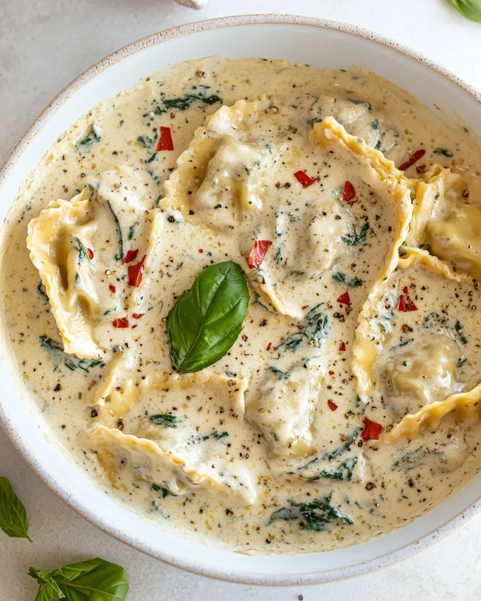 Classic Creamy Tuscan Ravioli image