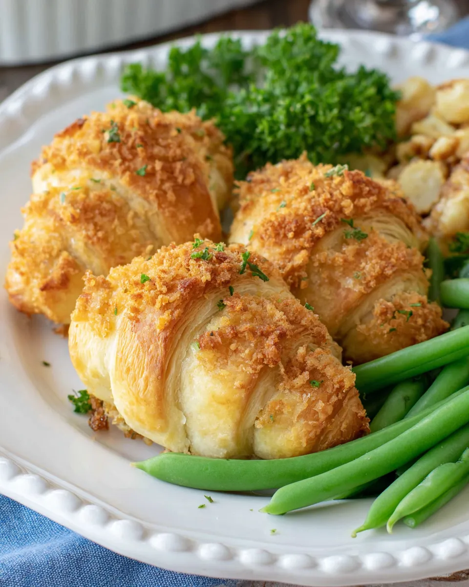 Easy Crescent Chicken Bundles food shot