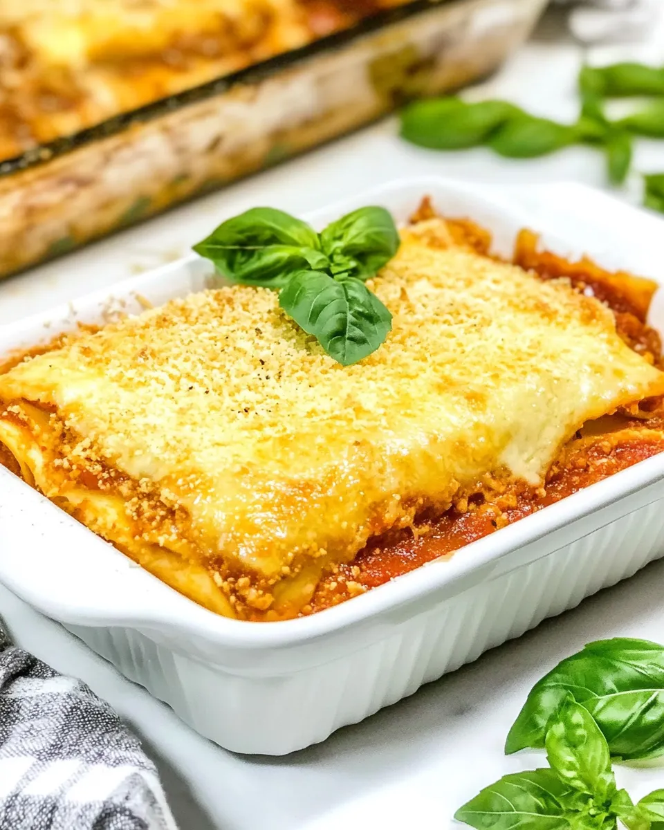 Easy Crescent Lasagna recipe photo