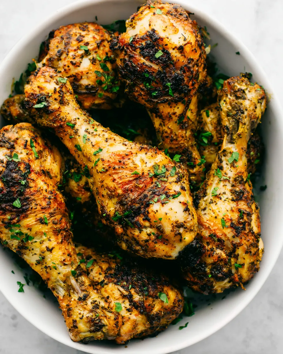 Classic Crispy Air Fryer Chicken Legs (Drumsticks) dish photo